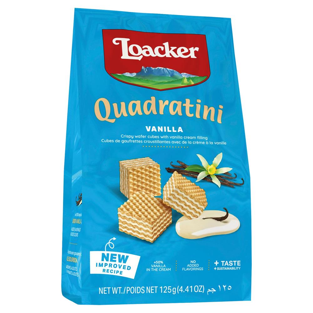 Loacker Vanilla Quadratini 12x