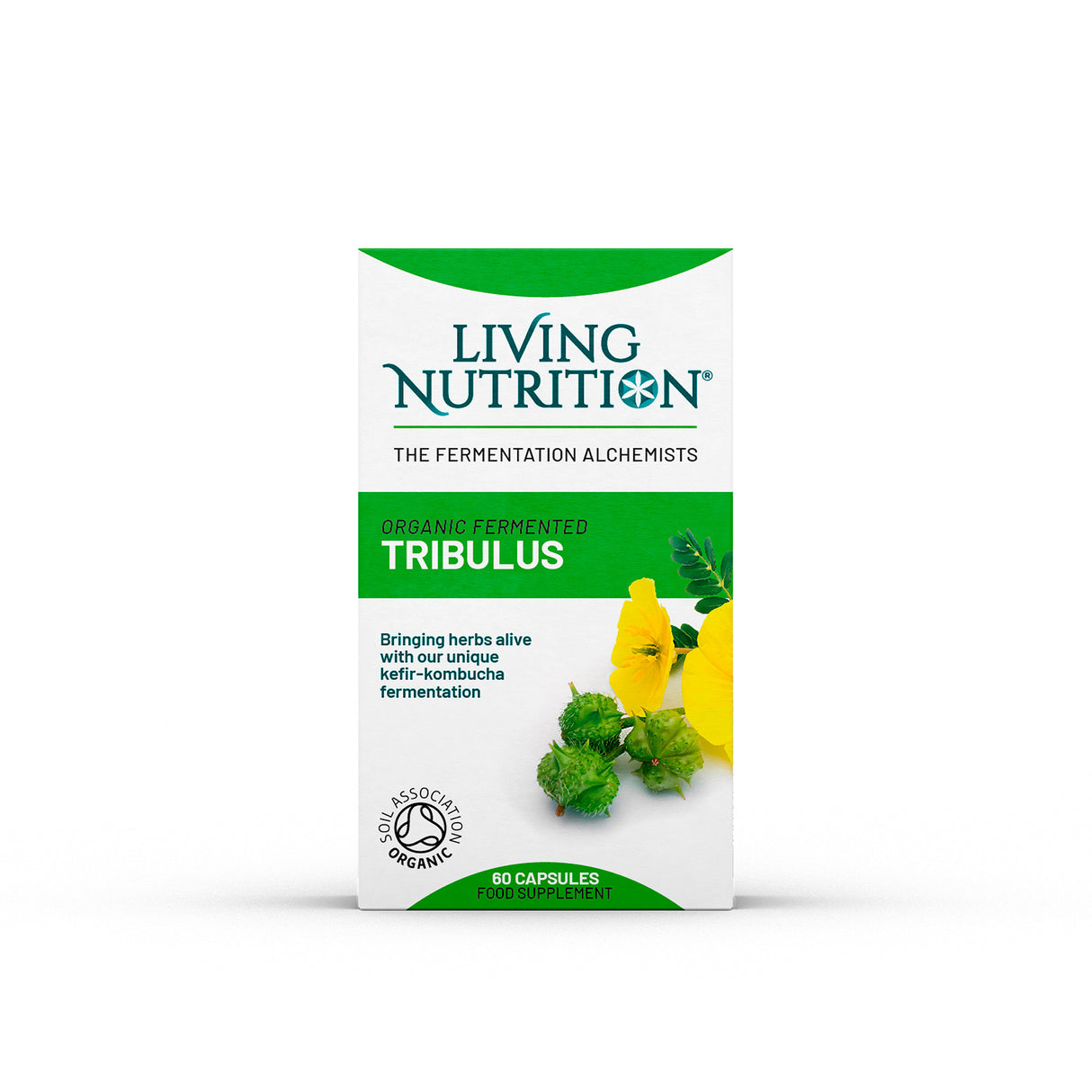 Living Nutrition Organic Fermented Tribulus 60 Capsules