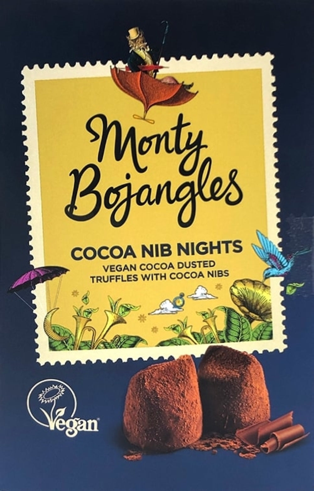 Monty Bojangles Cocoa Nib Nights Vegan Truffles Gift Box