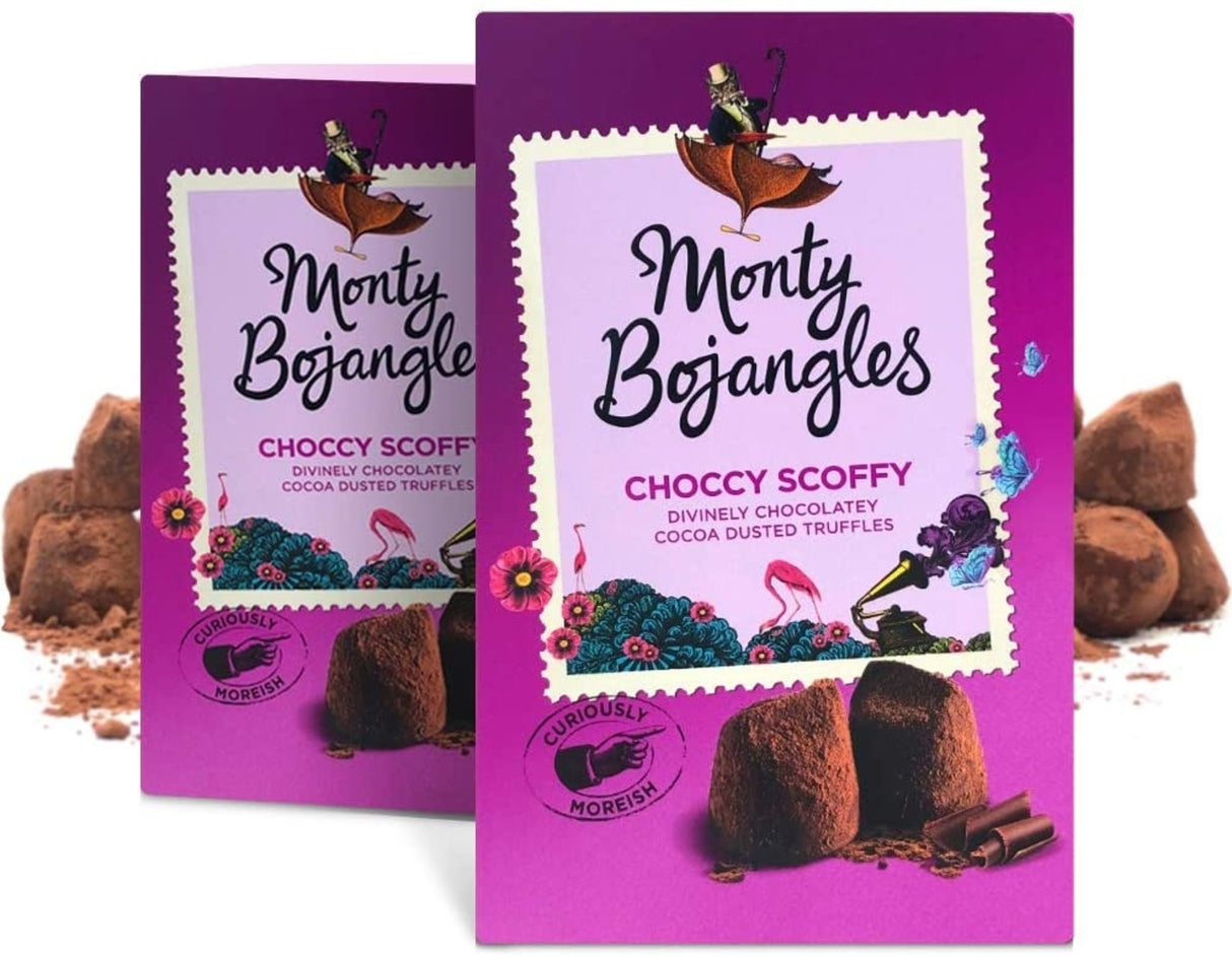 Monty Bojangles MB Choccy Scoffy Cocoa Dusted Truffles Gift Box