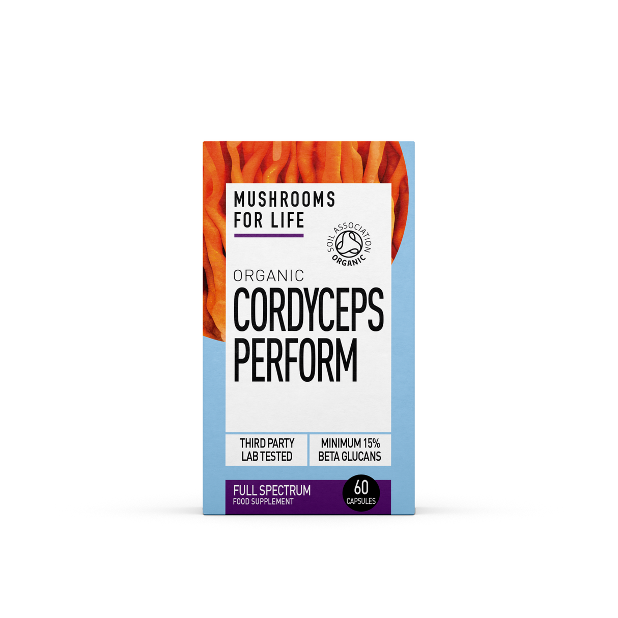 Mushrooms 4 Life Organic Cordyceps capsules