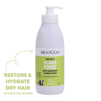 Moogoo Flake Free Anti-Dandruff Conditioner bottle on a white background