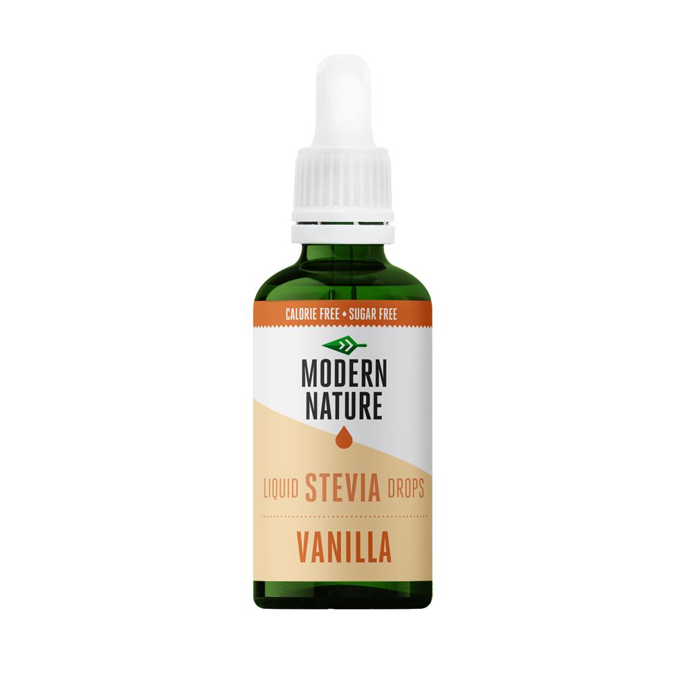 Modern Nature Pure Liquid Stevia Drops Sweetener - VANILLA