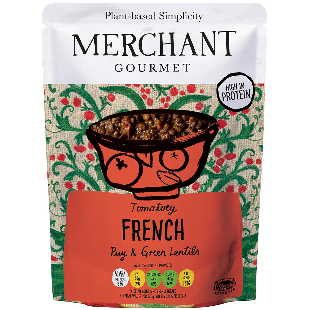 Merchant Gourmet Puy Lentils Sundried Tomato & Basil g