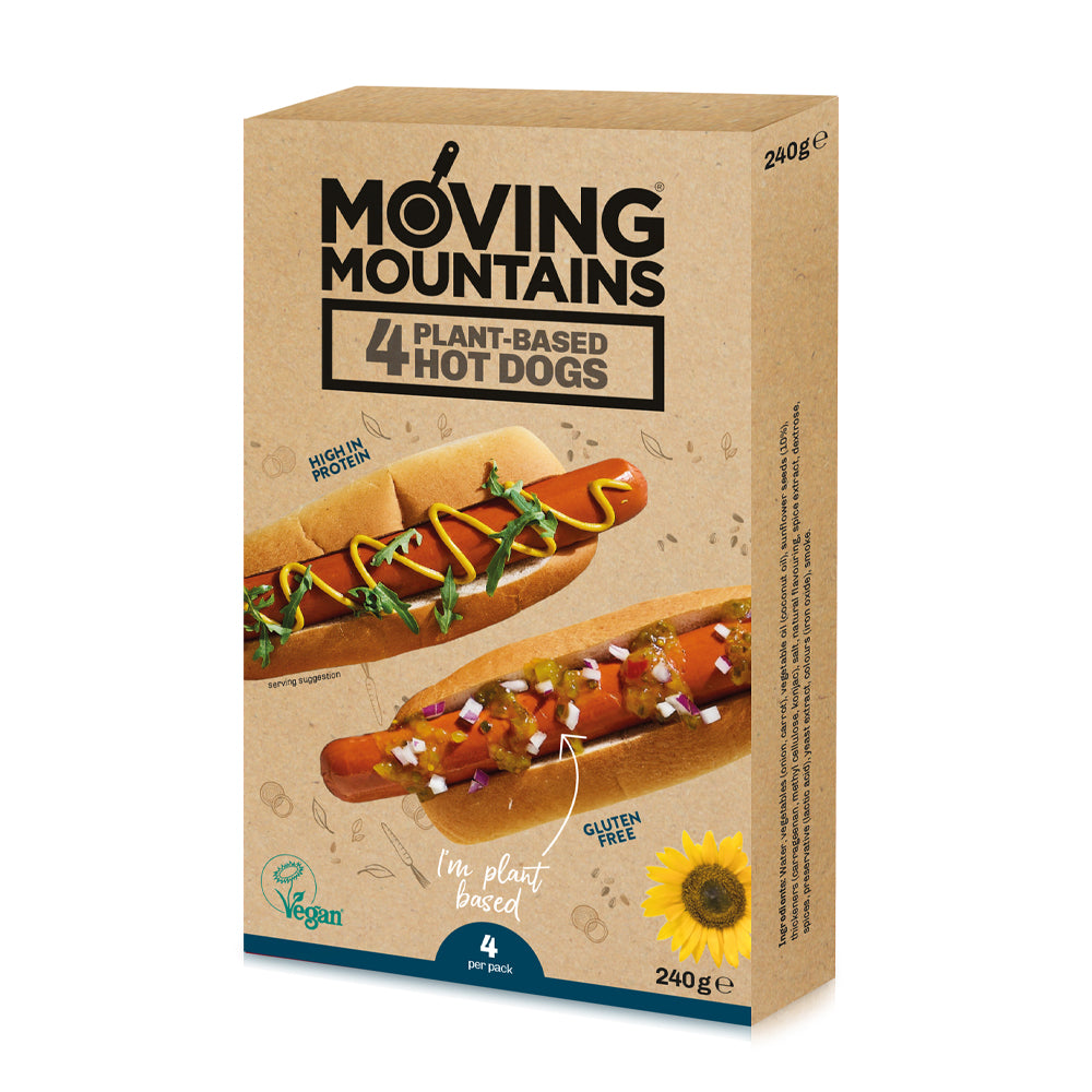 Moving Mountains Plant Based Hotdogs 4x