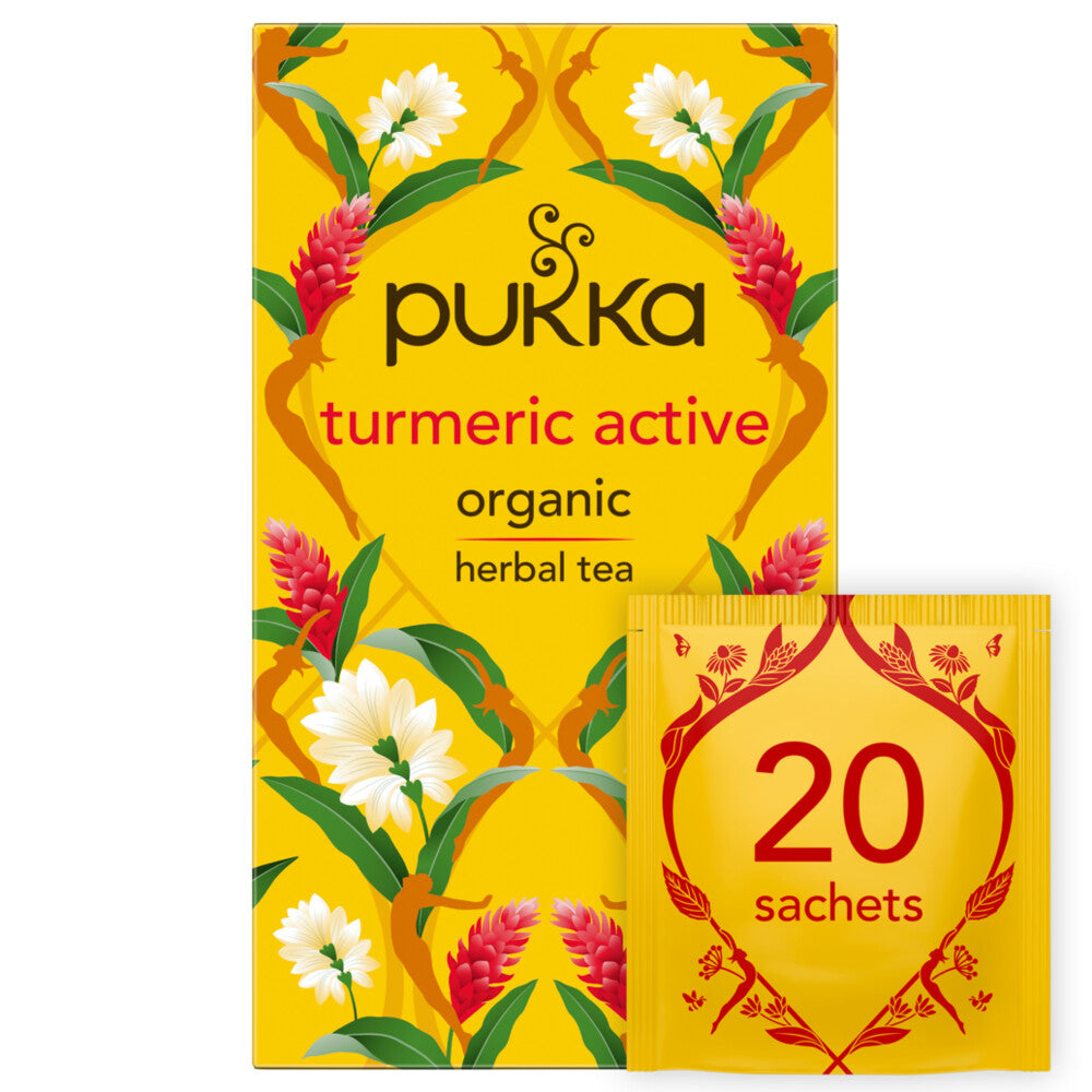 Pukka Herbs With Turmeric Ginger Galangal and Orange Essential Oil
