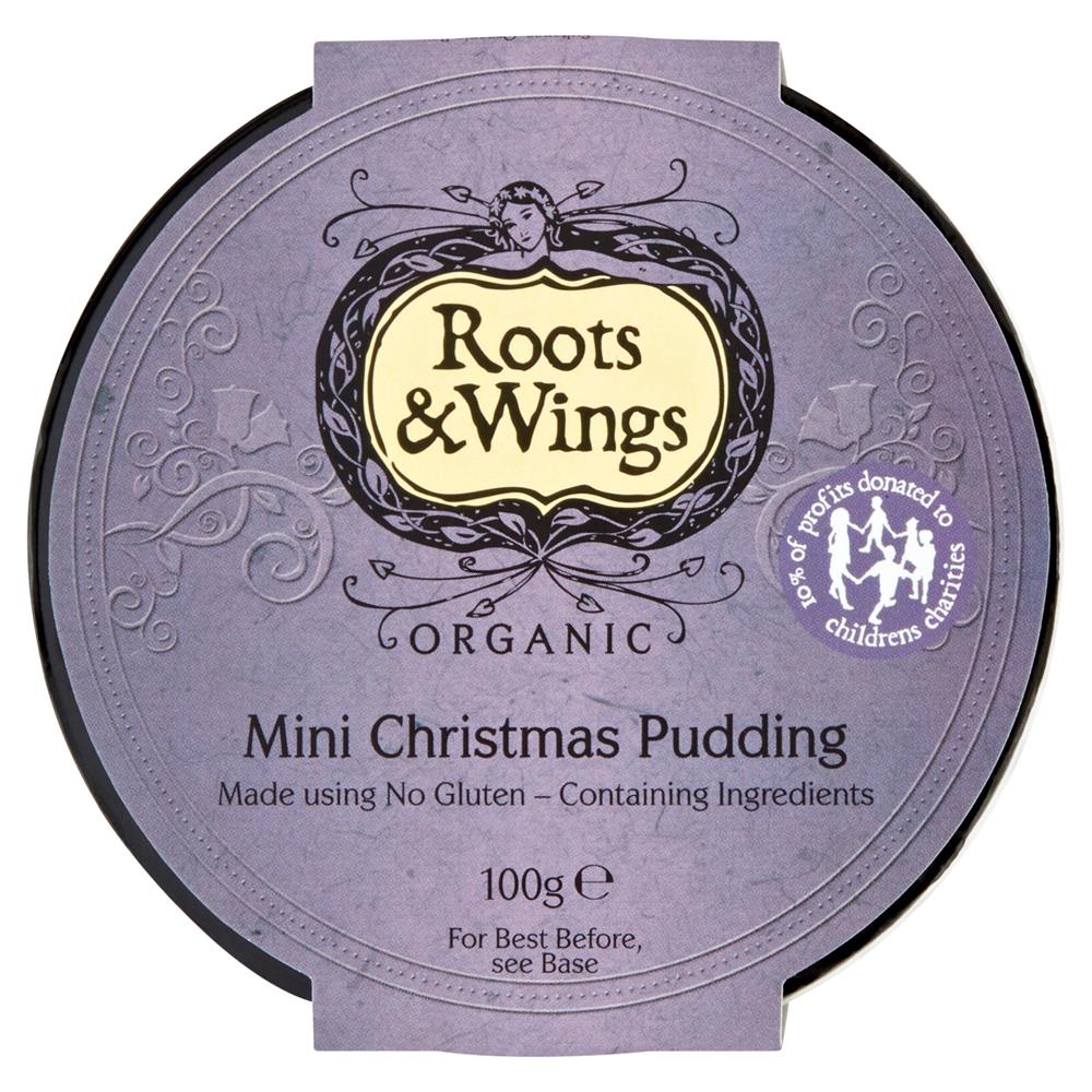 Roots and Wings Organic Gluten Free Min Christmas Pudding