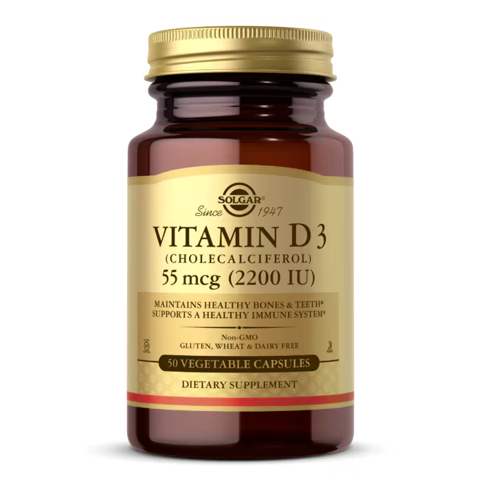 Solgar Vitamin D3 (Cholecalciferol) 2200 IU