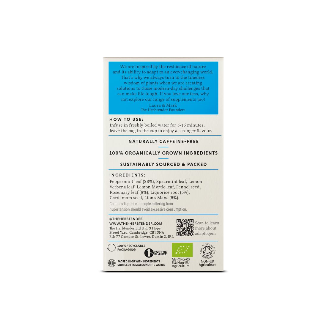 The Herbtender Organic - Pure Focus Organic Tea