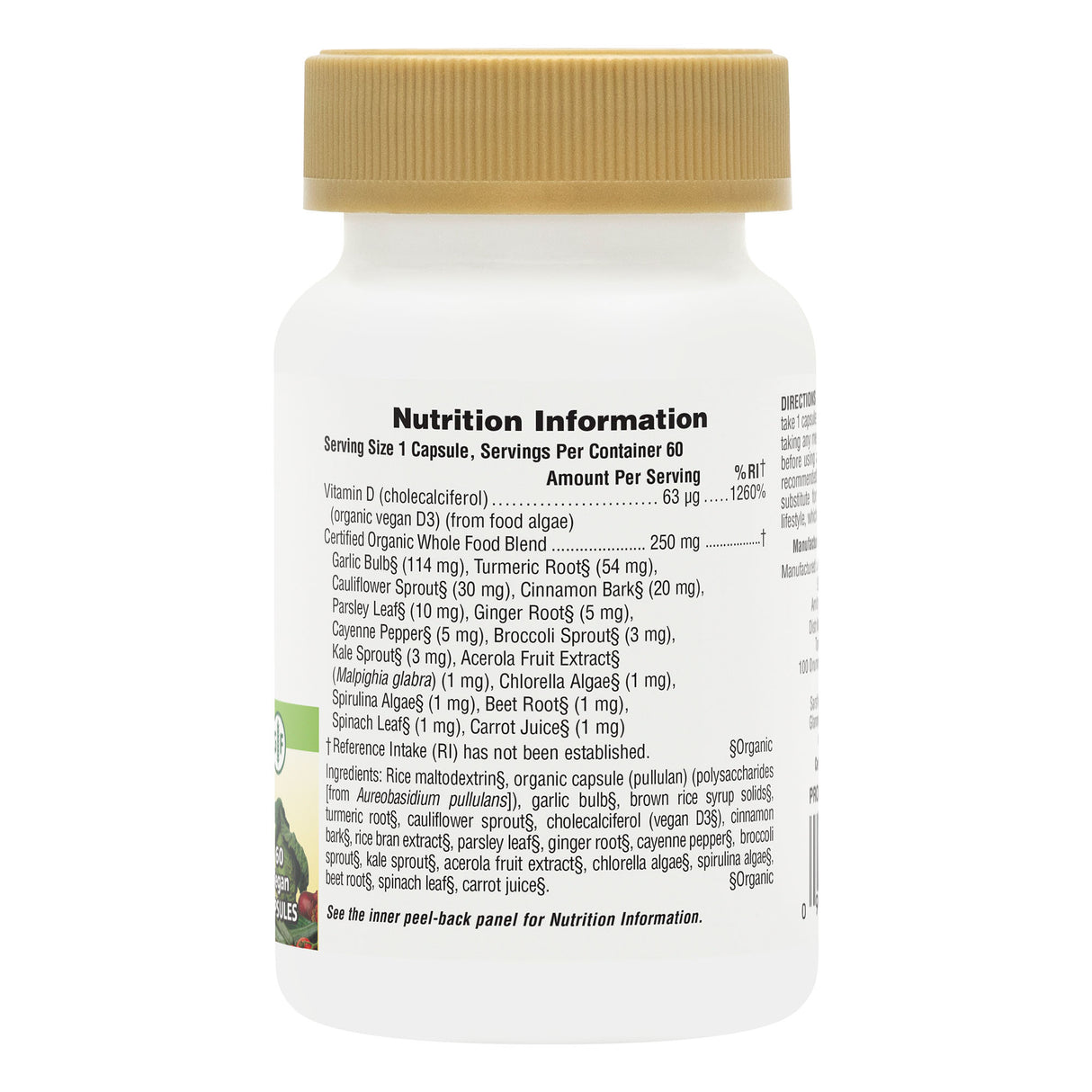Natures Plus SOL Garden Vit D3 2500 IU