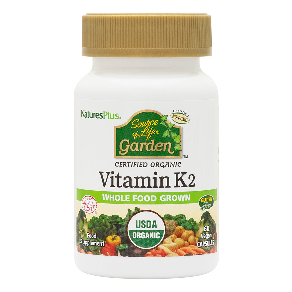 Nature's Plus Source of Life Garden Organic Vitamin K2 120mcg