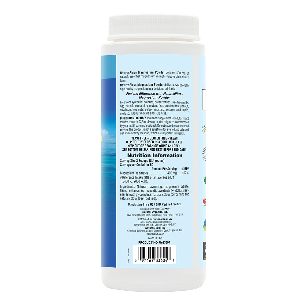 Natures Plus KalmAssure Magnesium Powder Unflavored