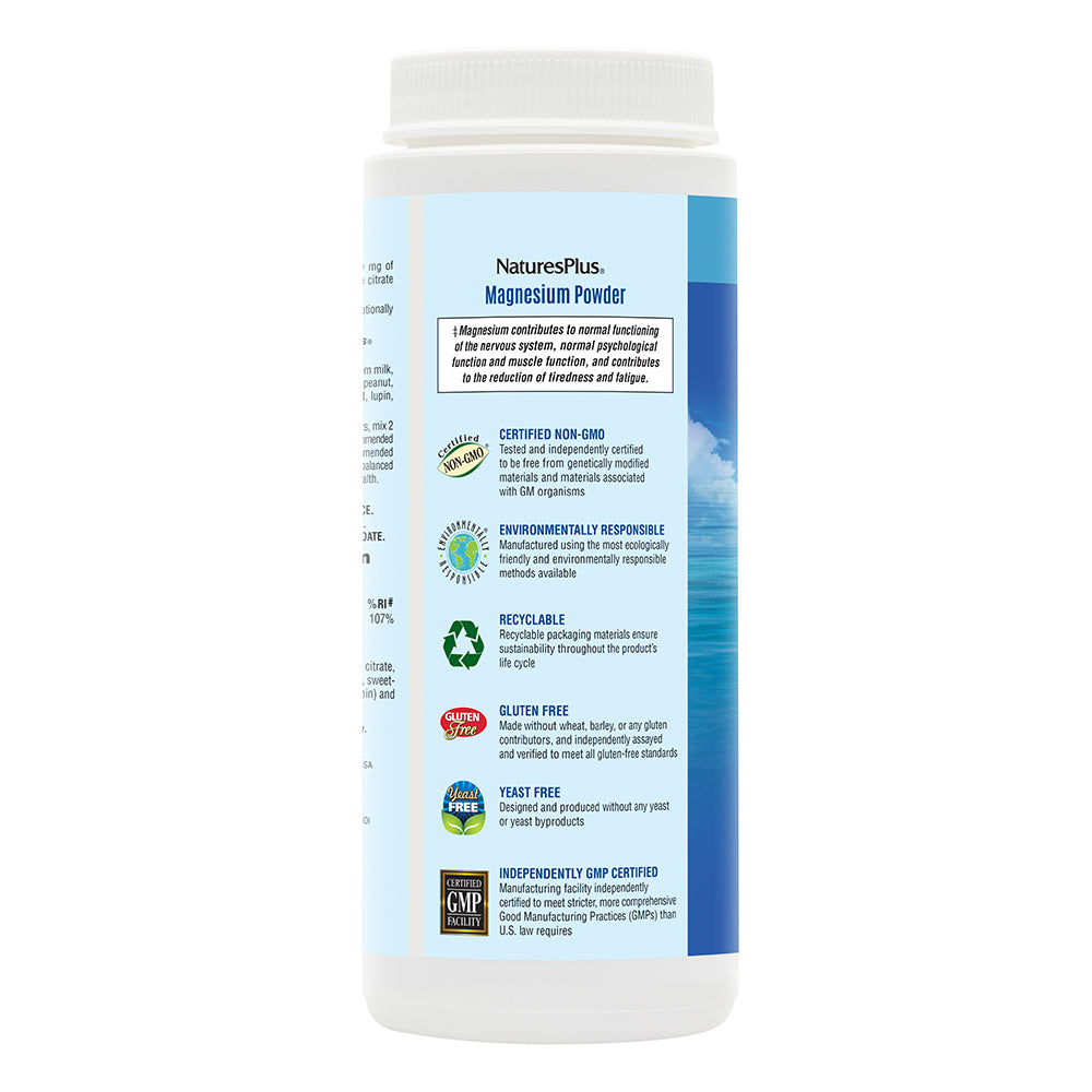 Natures Plus KalmAssure Magnesium Powder Unflavored