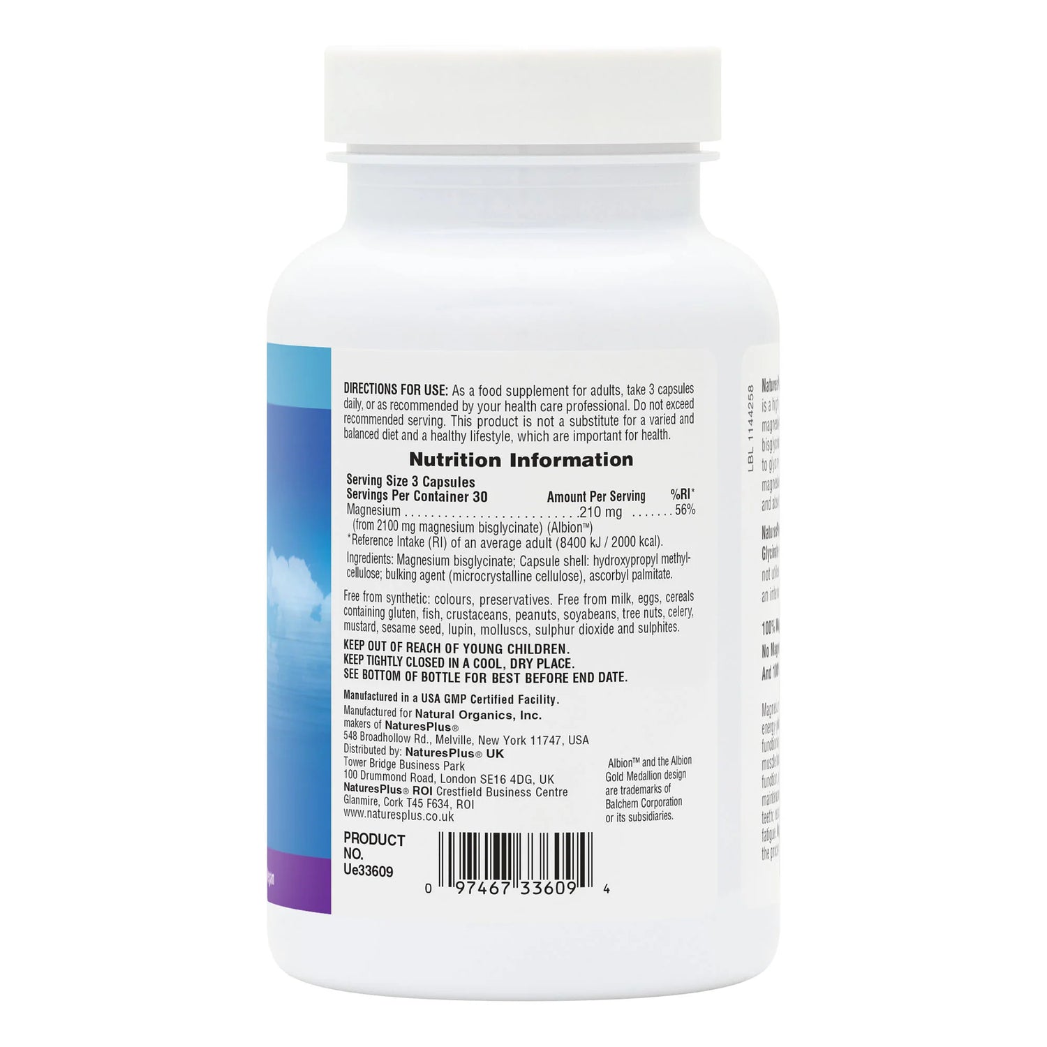 Natures Plus Magnesium Glycinate 210mg