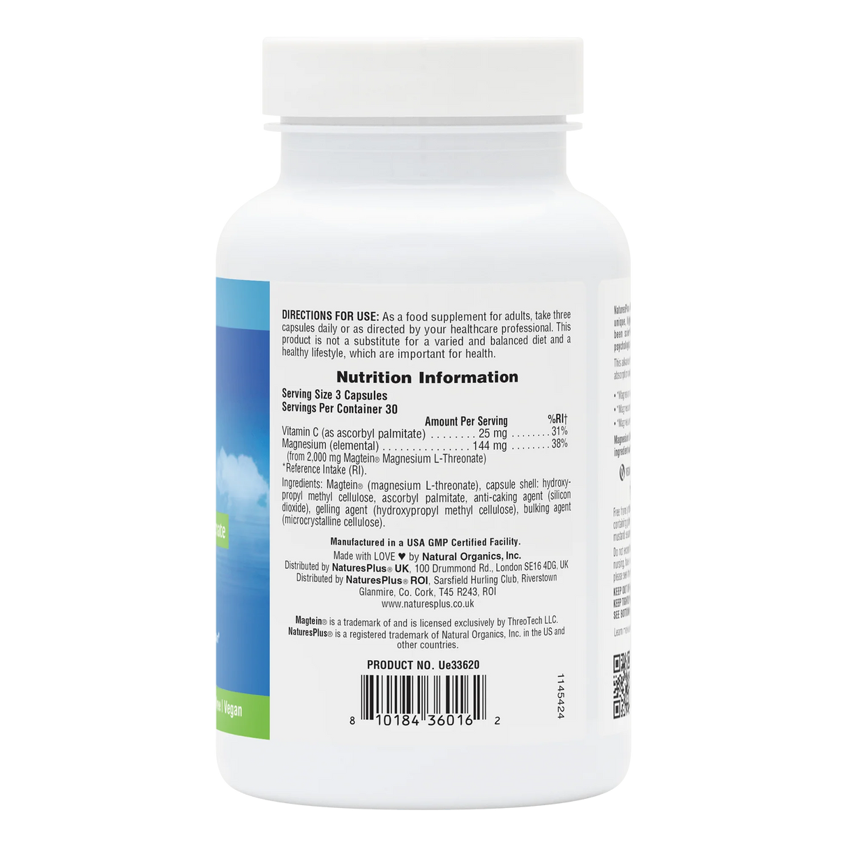 Nature's Plus Magnesium Threonate