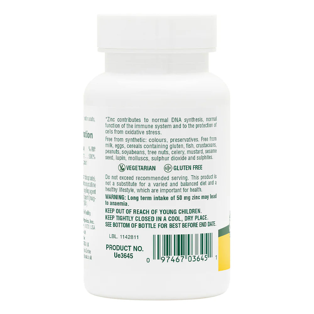 NaturesPlus Zinc 50mg 90 Tablets