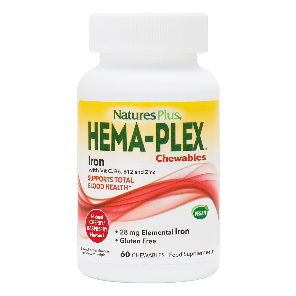 Natures Plus HemaPlex Chewables Chelated Iron