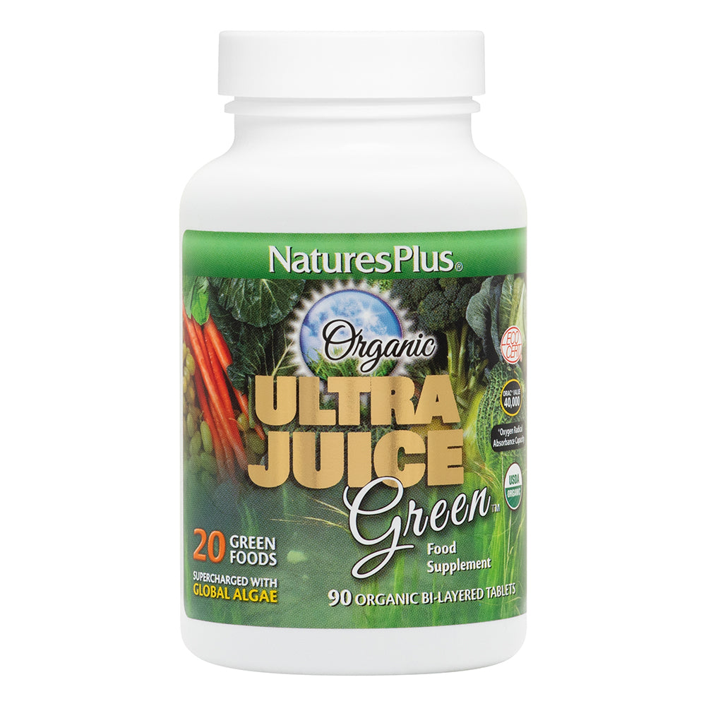 Natures Plus Organic Ultra Juice Greens Bi-Layered 90 tabs