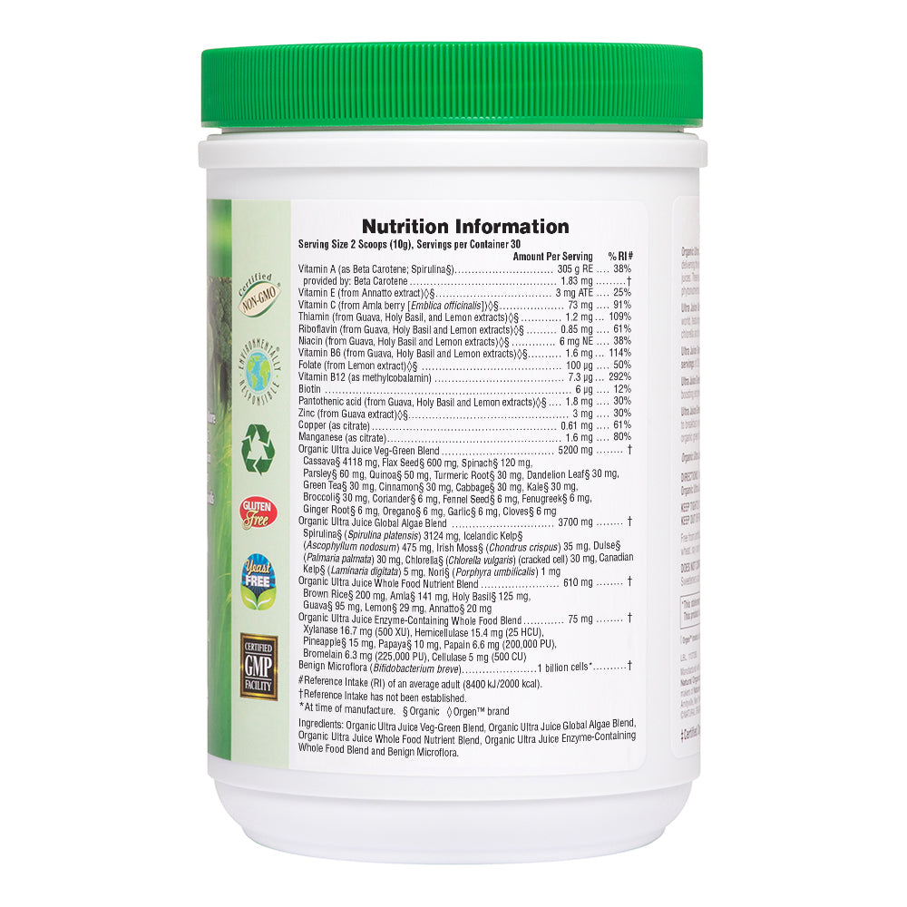 Nature's Plus Ultra Juice Organic Green Drink