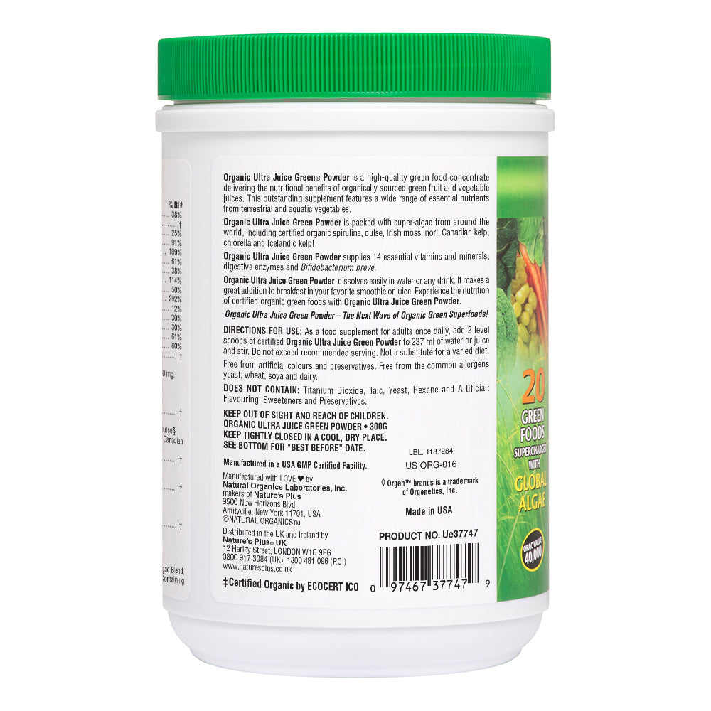 Nature's Plus Ultra Juice Organic Green Drink