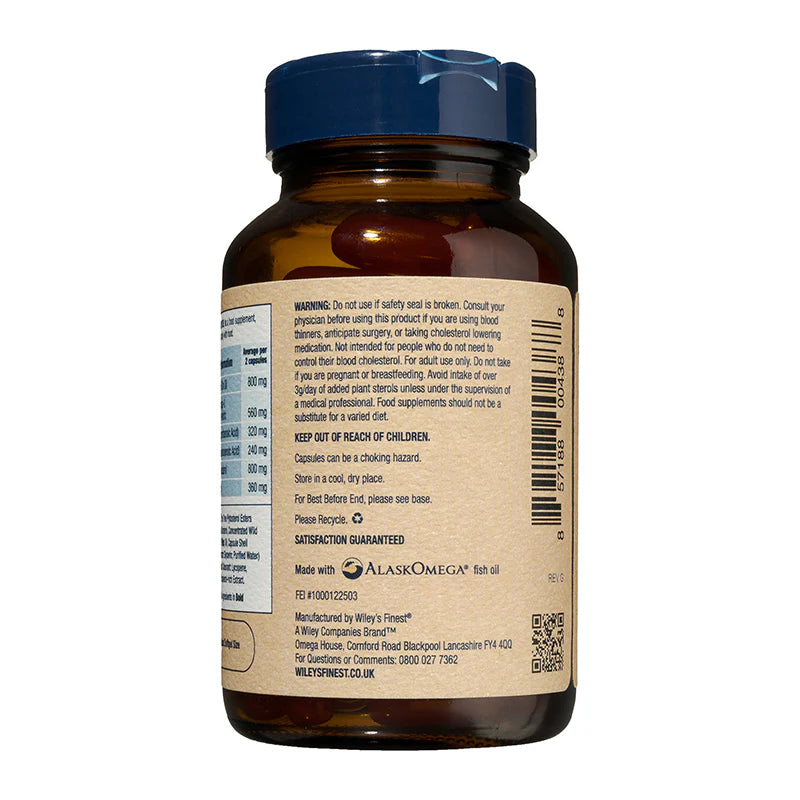 Wiley's Finest UK Cholesterol Support 90 capsules