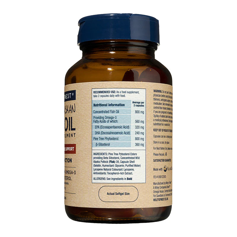 Wiley's Finest UK Cholesterol Support 90 capsules