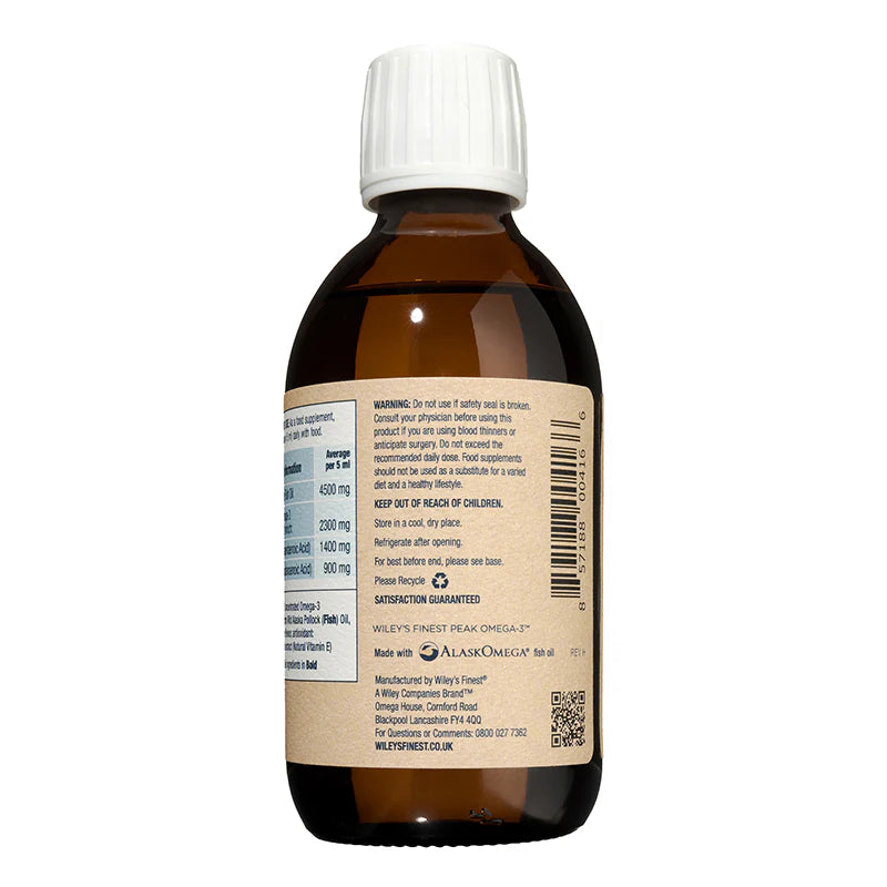 Wiley's Finest Peak Omega-3 Liquid