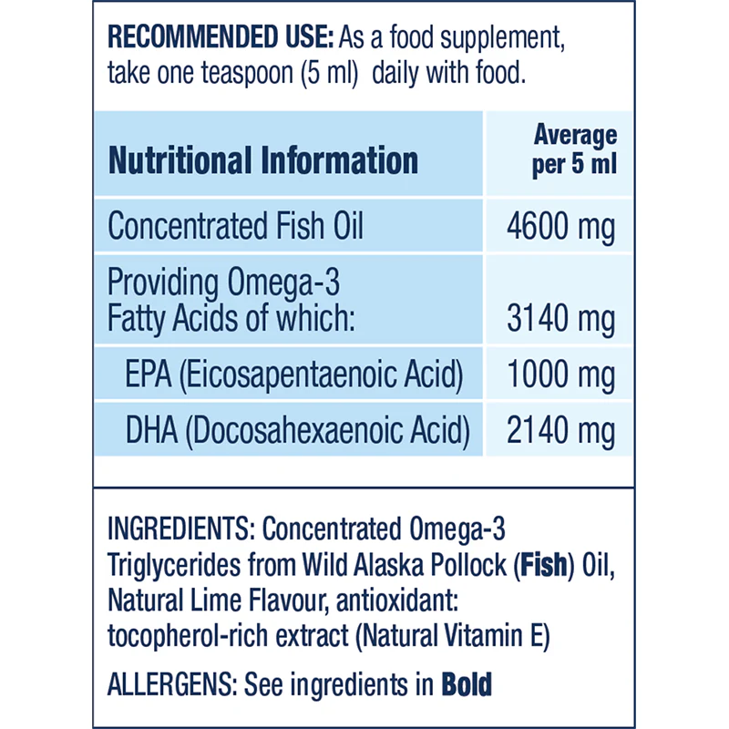 Wiley's Finest UK Summit DHA Wild Alaskan Fish Oil