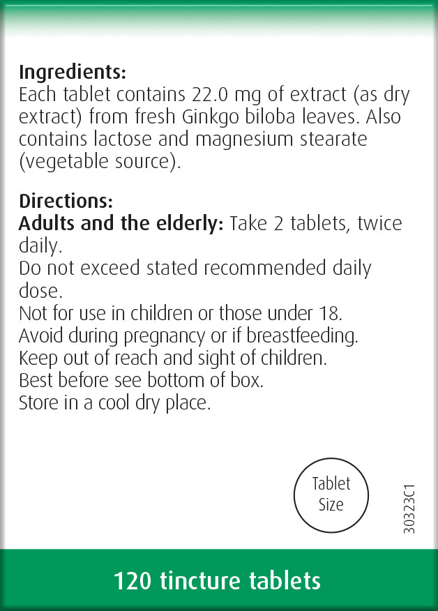 A.Vogel Ginkgo biloba tablets