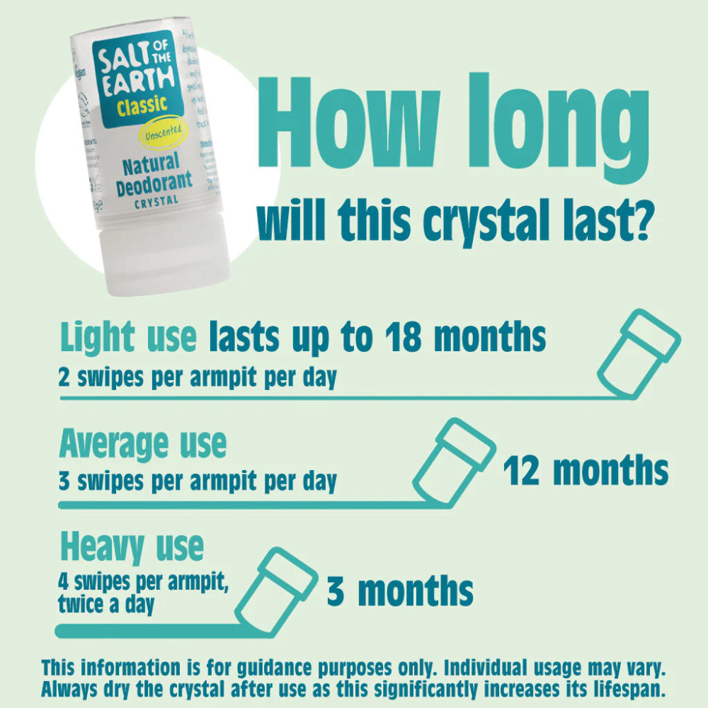 Salt Of the Earth Unscented Deodorant Stick