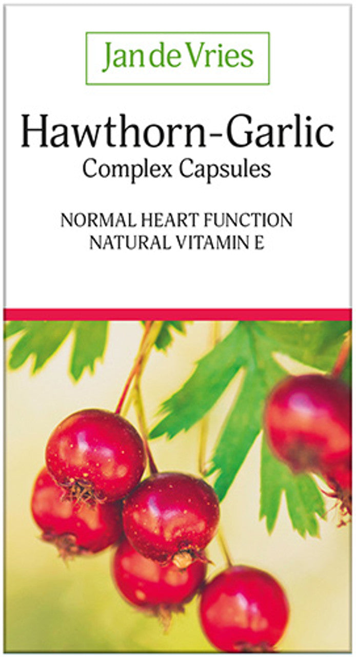 Jan de Vries Hawthorn-Garlic Complex Capsules 90 Capsules