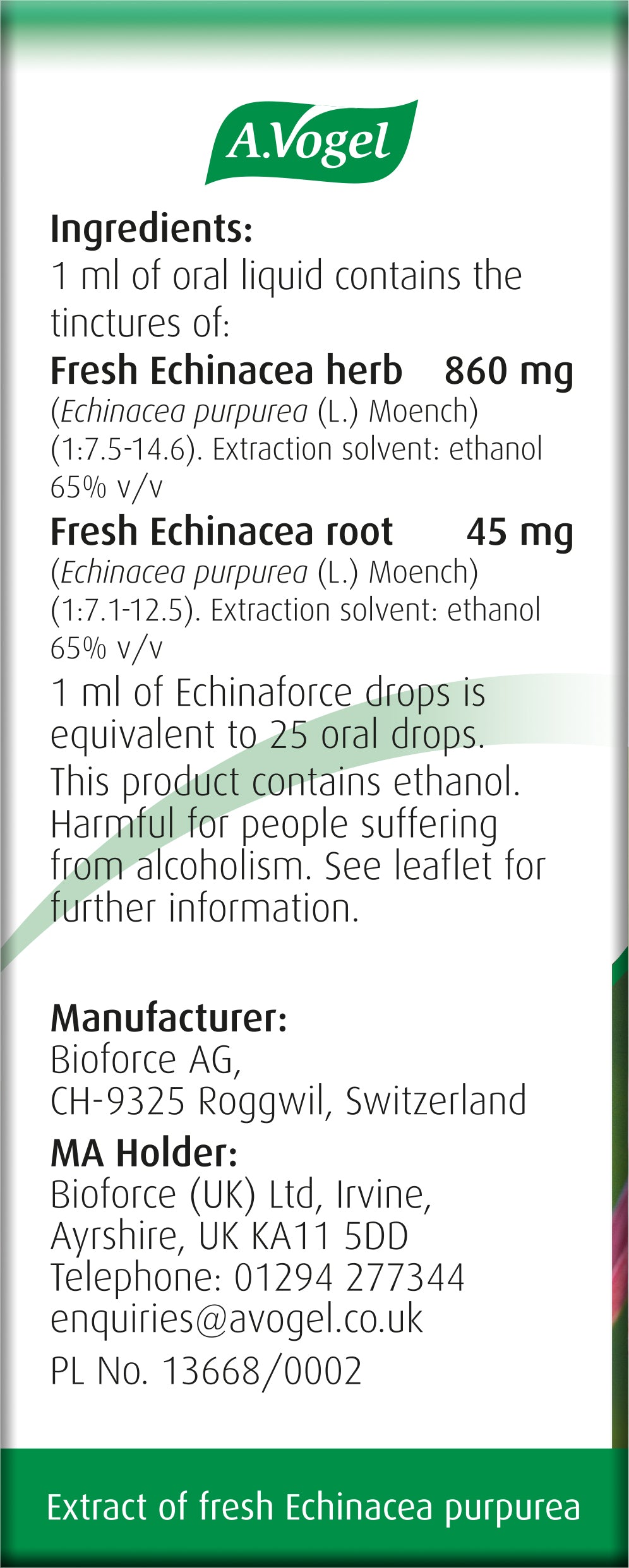A.Vogel Echinaforce Echinacea Drops