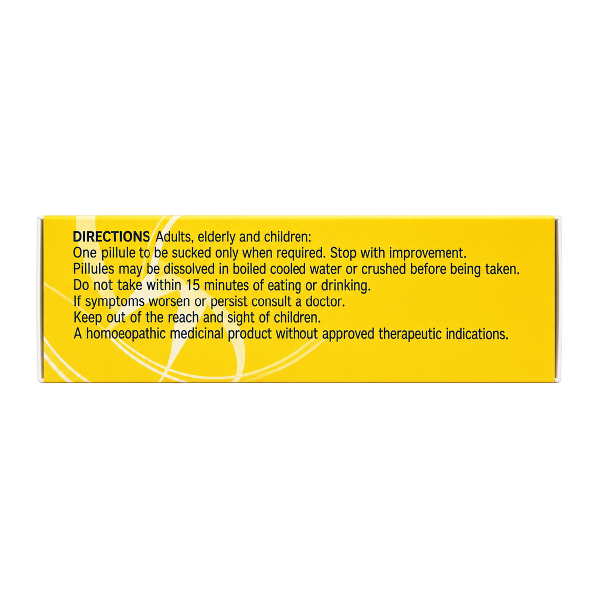 Helios RHUS TOX 30c by Helios Natural Remedies — cooking instructions side panel, studio product photo on white background