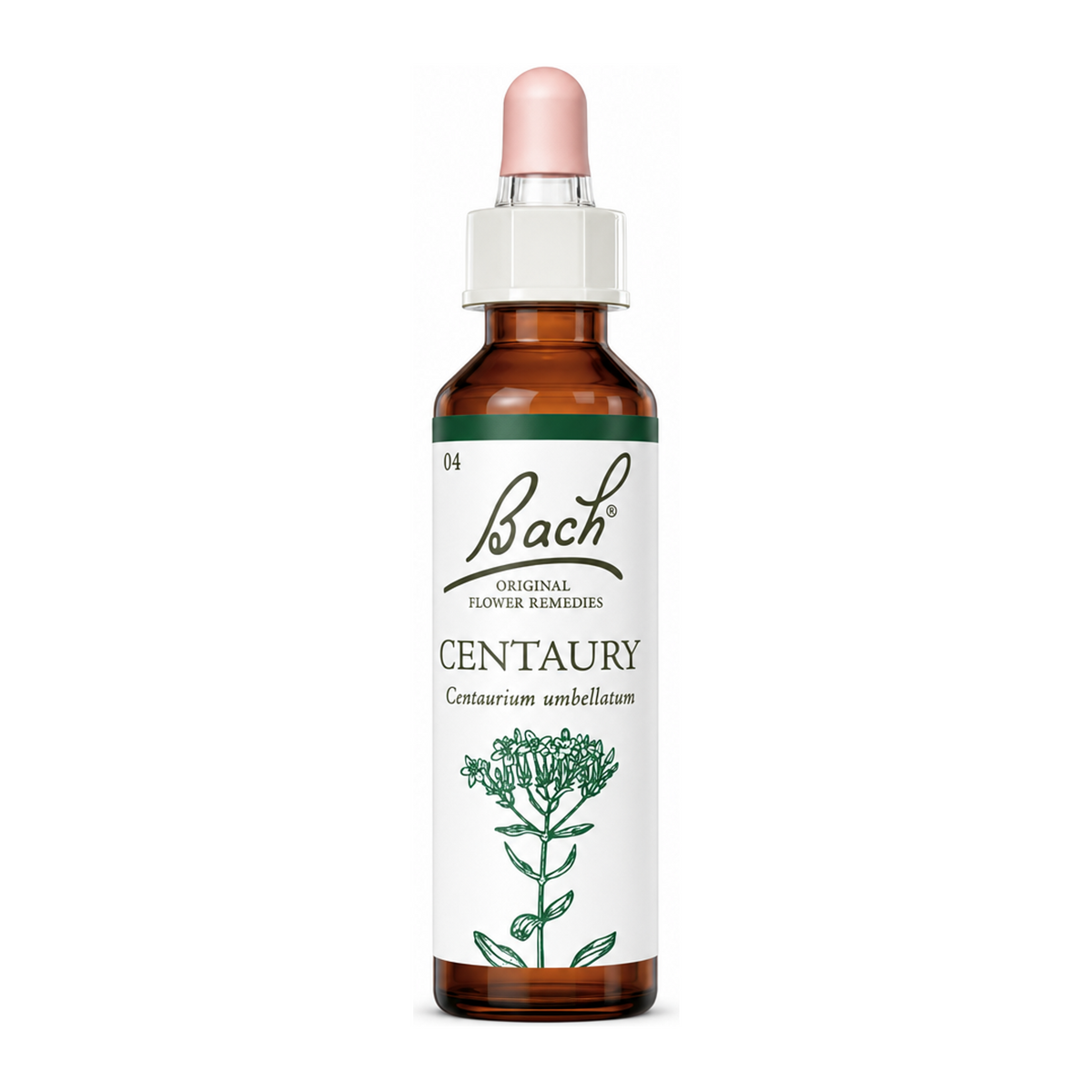 Bach Original Flower Remedies Centaury by Bach Natural Remedies — front view showing product label and branding, studio product photo on white background