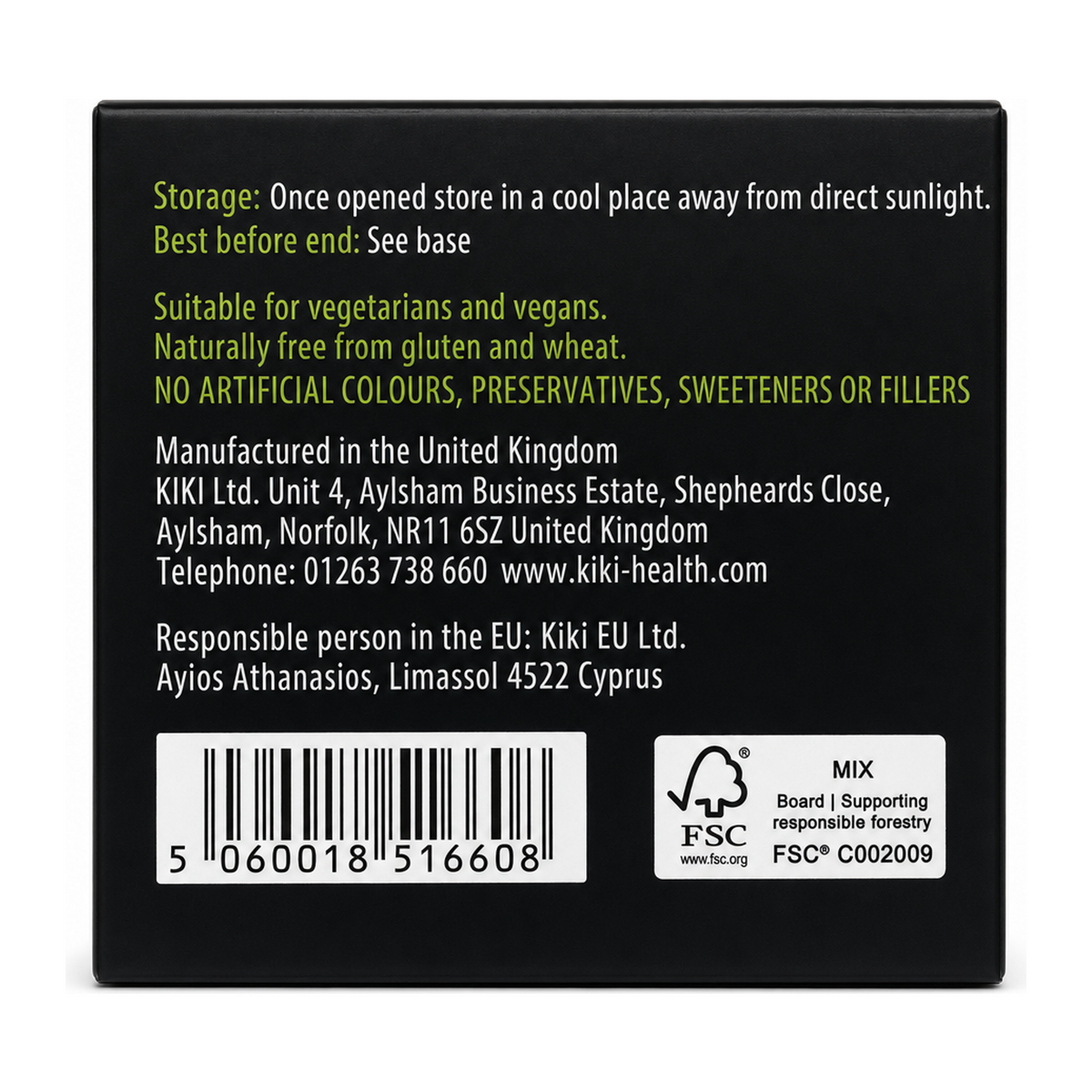 KIKI Health Himalayan Shilajit by KIKI Health Natural Remedies — back view showing ingredients and product details, studio product photo on white background