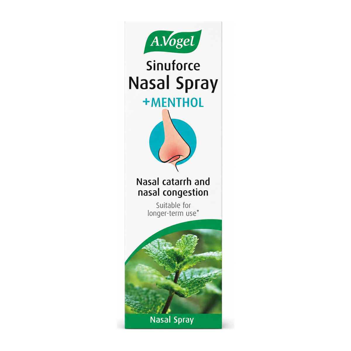 A.Vogel Sinuforce Nasal Spray by A.Vogel Natural Remedies — front view showing product label and branding, studio product photo on white background