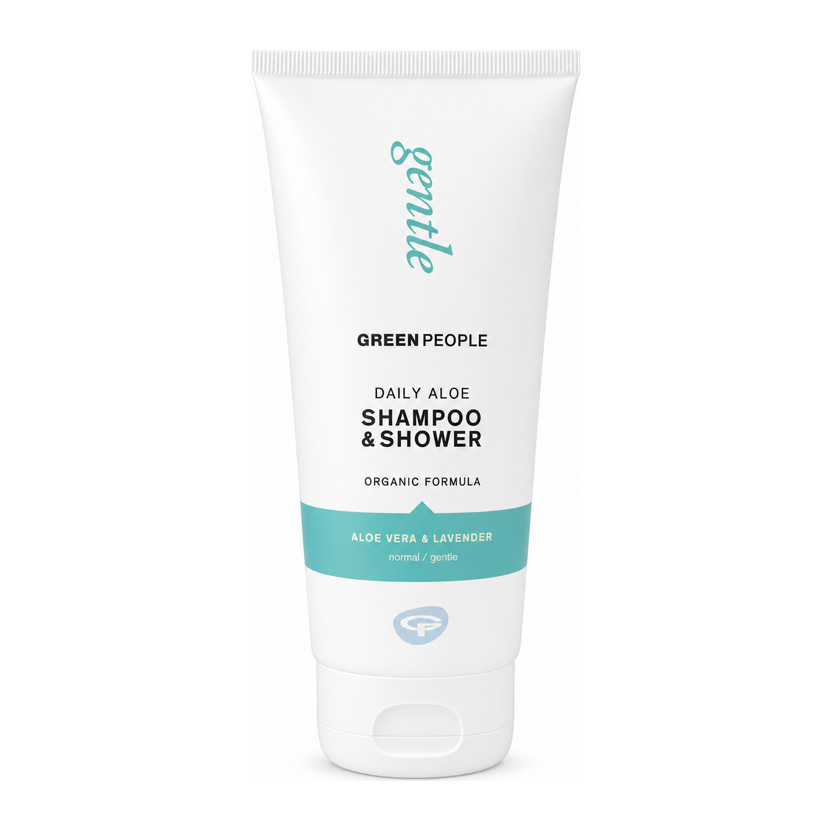 Green People Organic Daily Aloe Shampoo by Green People Natural Beauty — front view showing product label and branding, studio product photo on white background