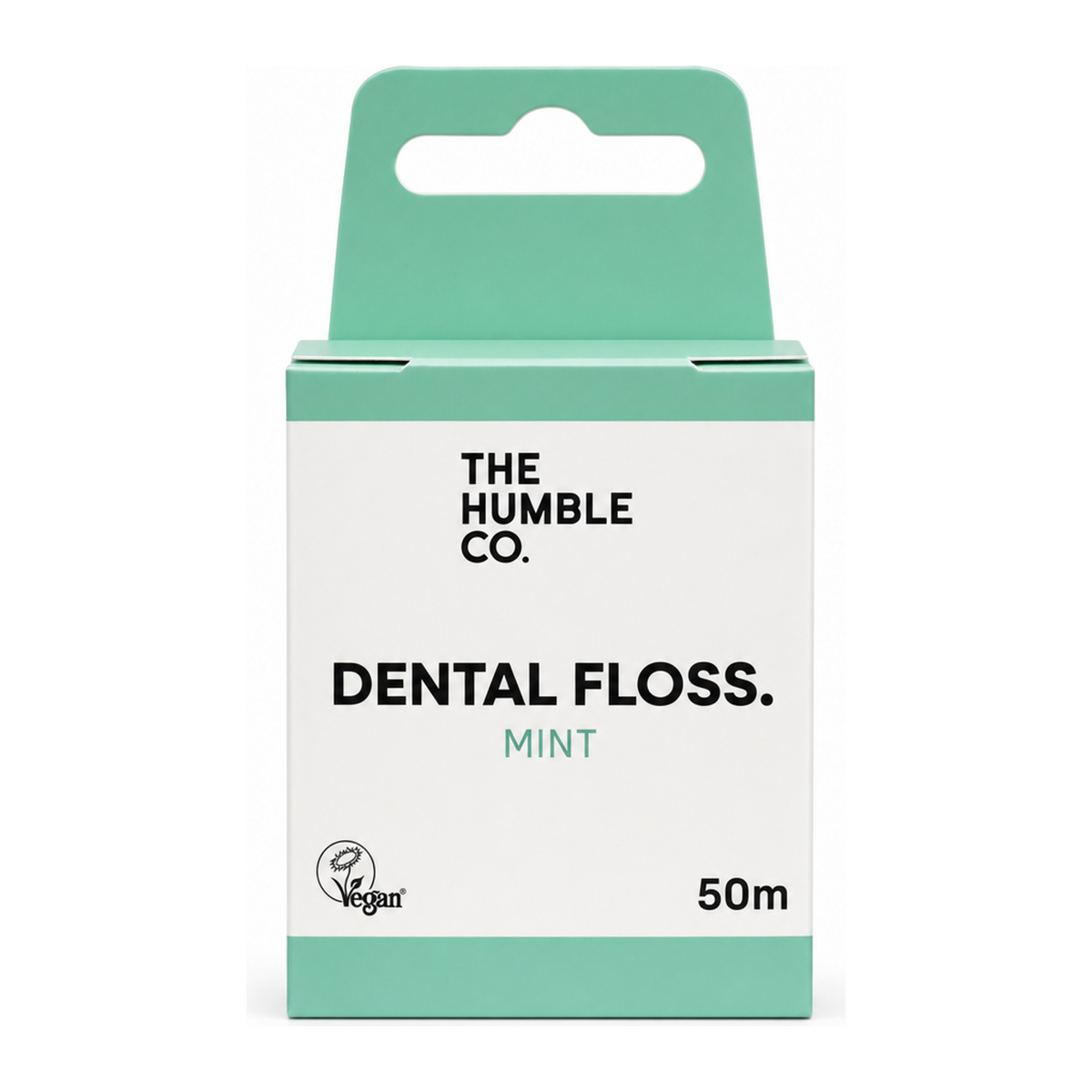 Humble Brush Humble Dental Floss Fresh Mint 50m by The Humble Co. Lifestyle — front view showing product label and branding, studio product photo on white background