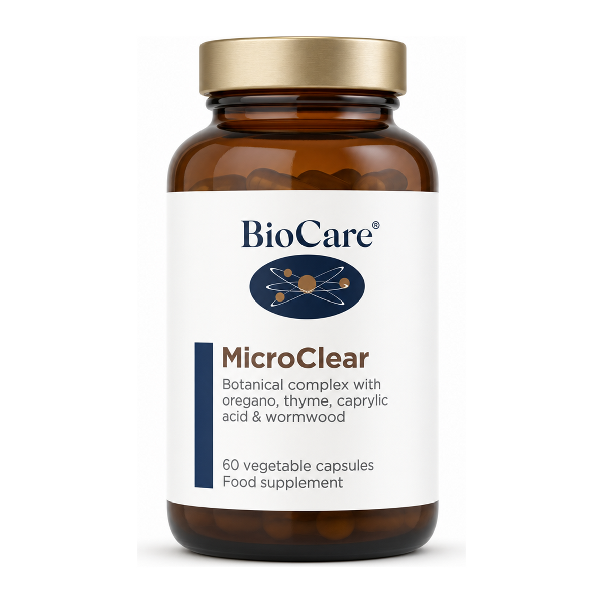 Biocare MicroClear by BioCare Natural Remedies — front view showing product label and branding, studio product photo on white background
