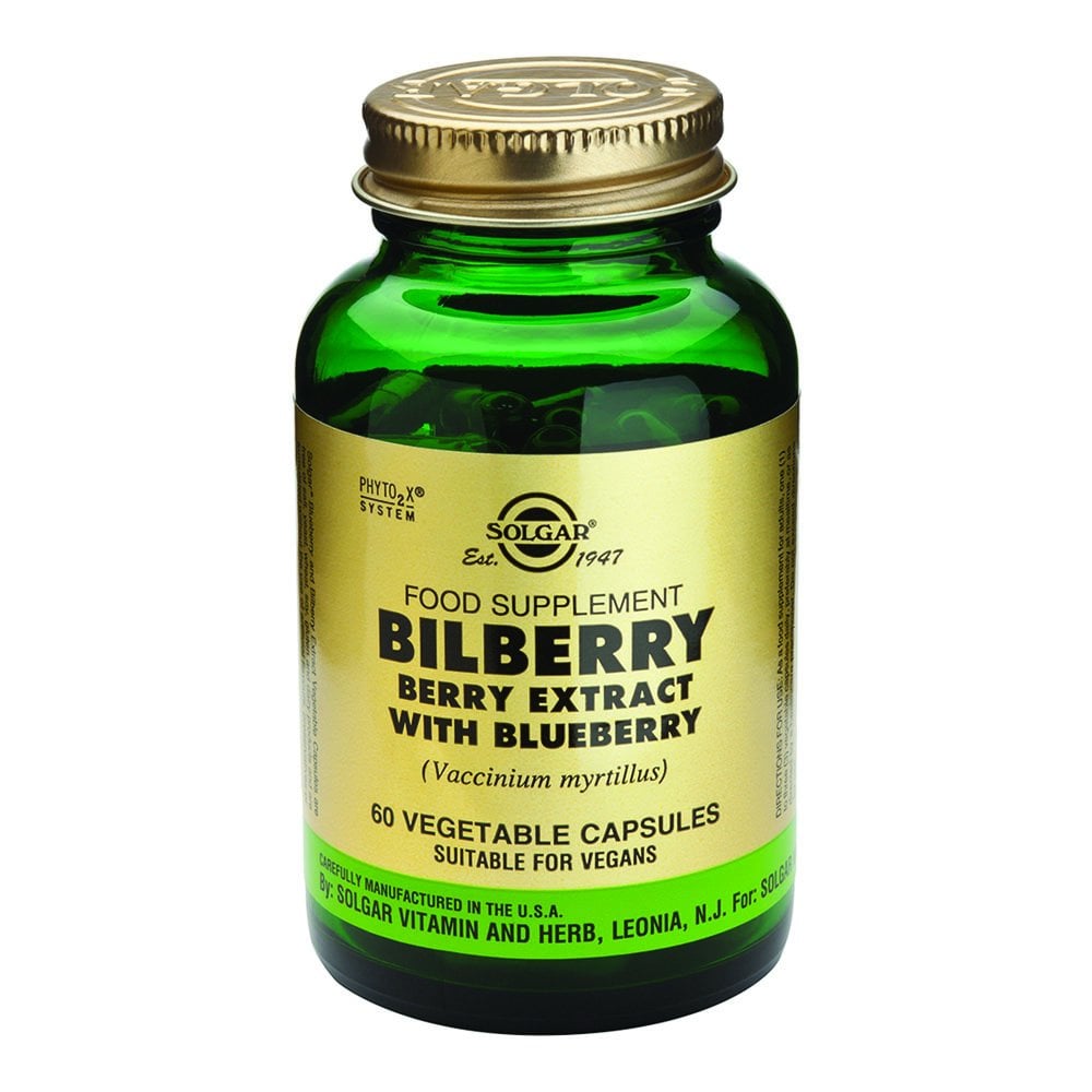 Solgar Bilberry Berry Extract with Blueberry