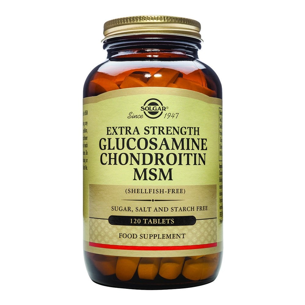 Solgar Extra Strength Glucosamine Chondroitin MSM Tablets