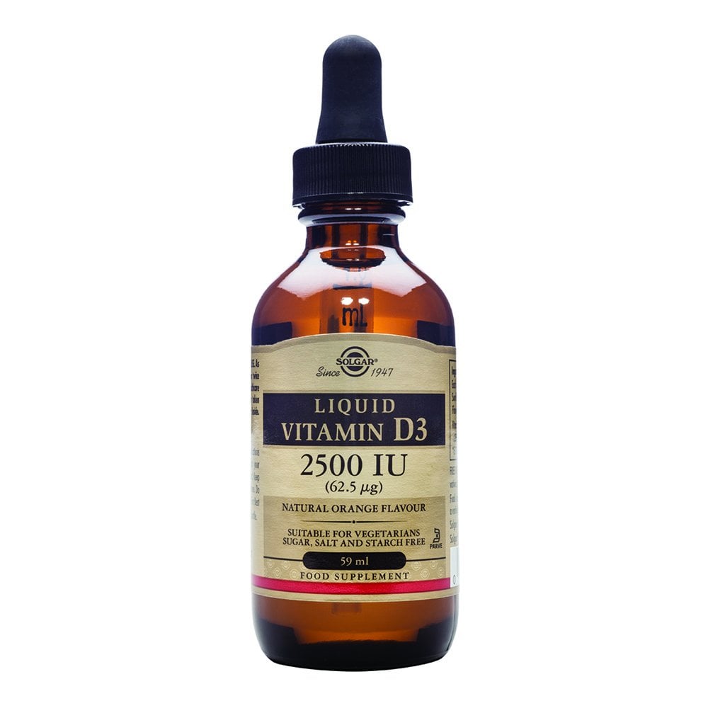 Solgar Vitamin D3 2500 IU (62.5 mcg) Liquid
