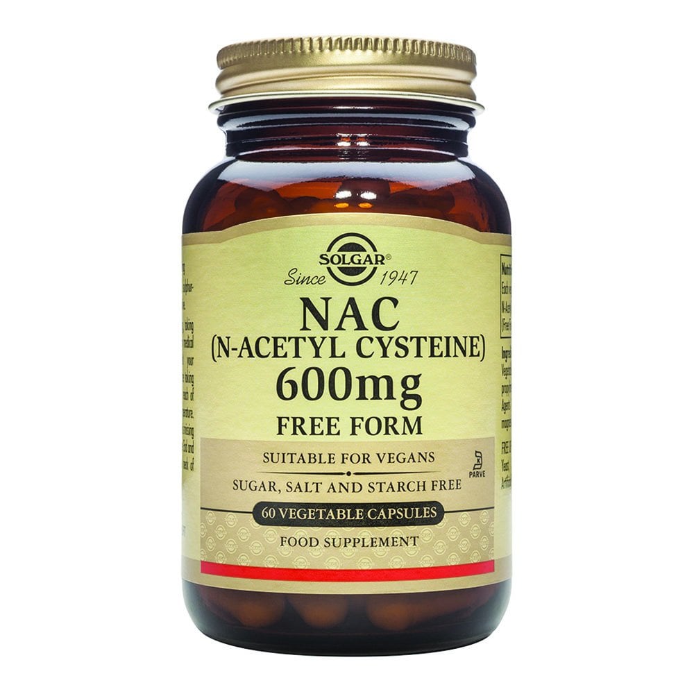 Solgar NAC (N-Acetyl Cysteine) 600 mg