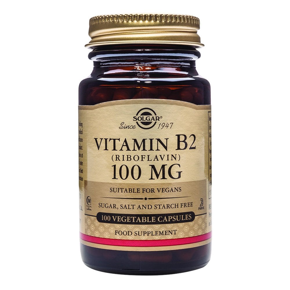 Solgar Vitamin B2 (Riboflavin) 100 mg