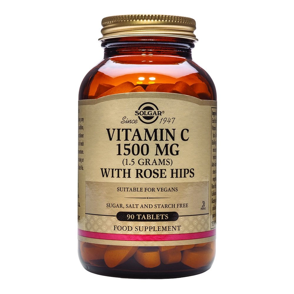 Solgar Vitamin C 1500 mg with Rose Hips