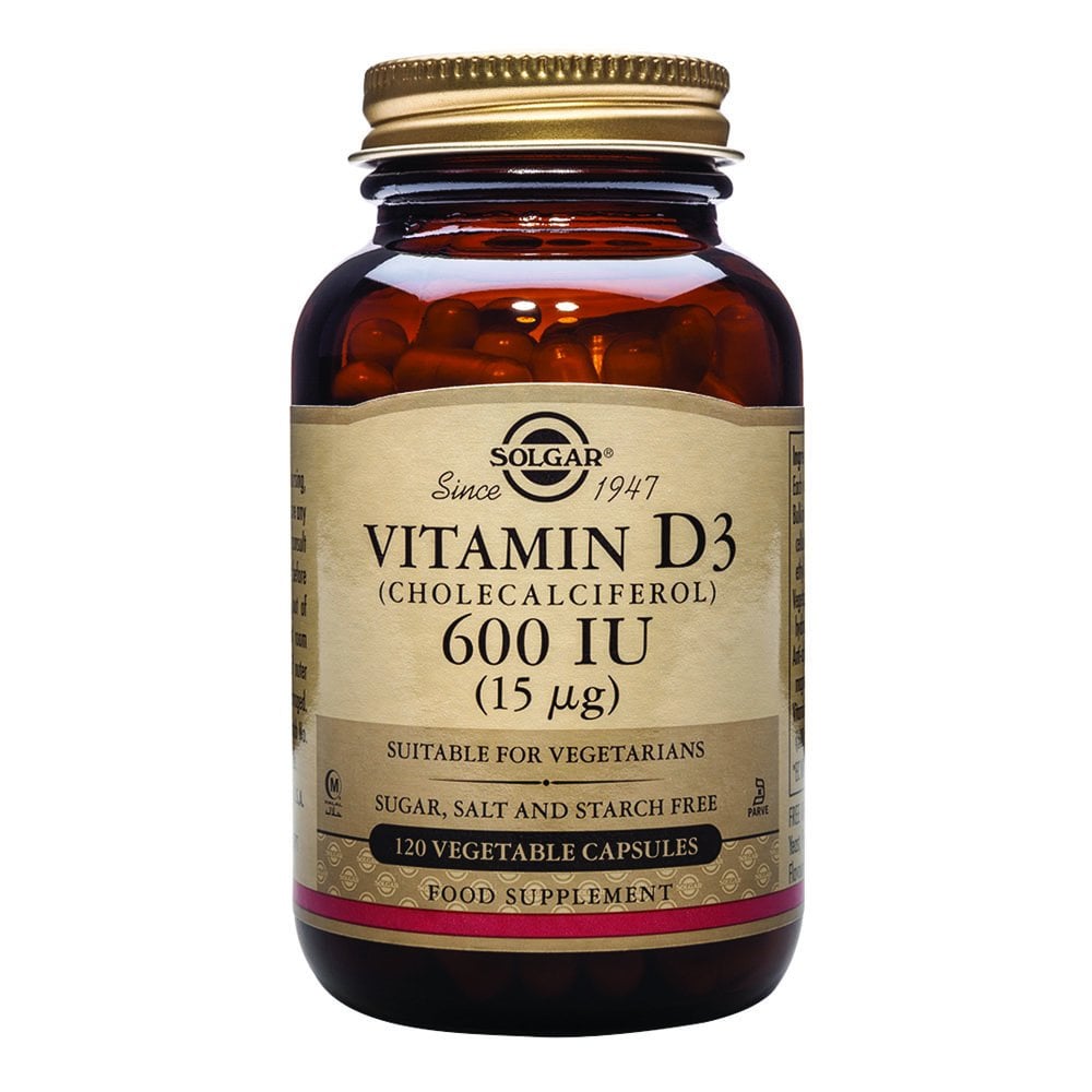 Solgar Vitamin D3 (Cholecalciferol) 600 IU