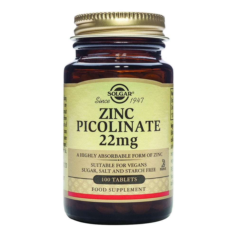 Solgar Zinc Picolinate 22 mg