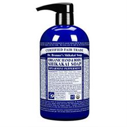 Dr Bronner Org Shikakai Peppermint Hand Soap