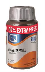 Quest VITAMIN D 0i.u (50% EXTRA FREE)
