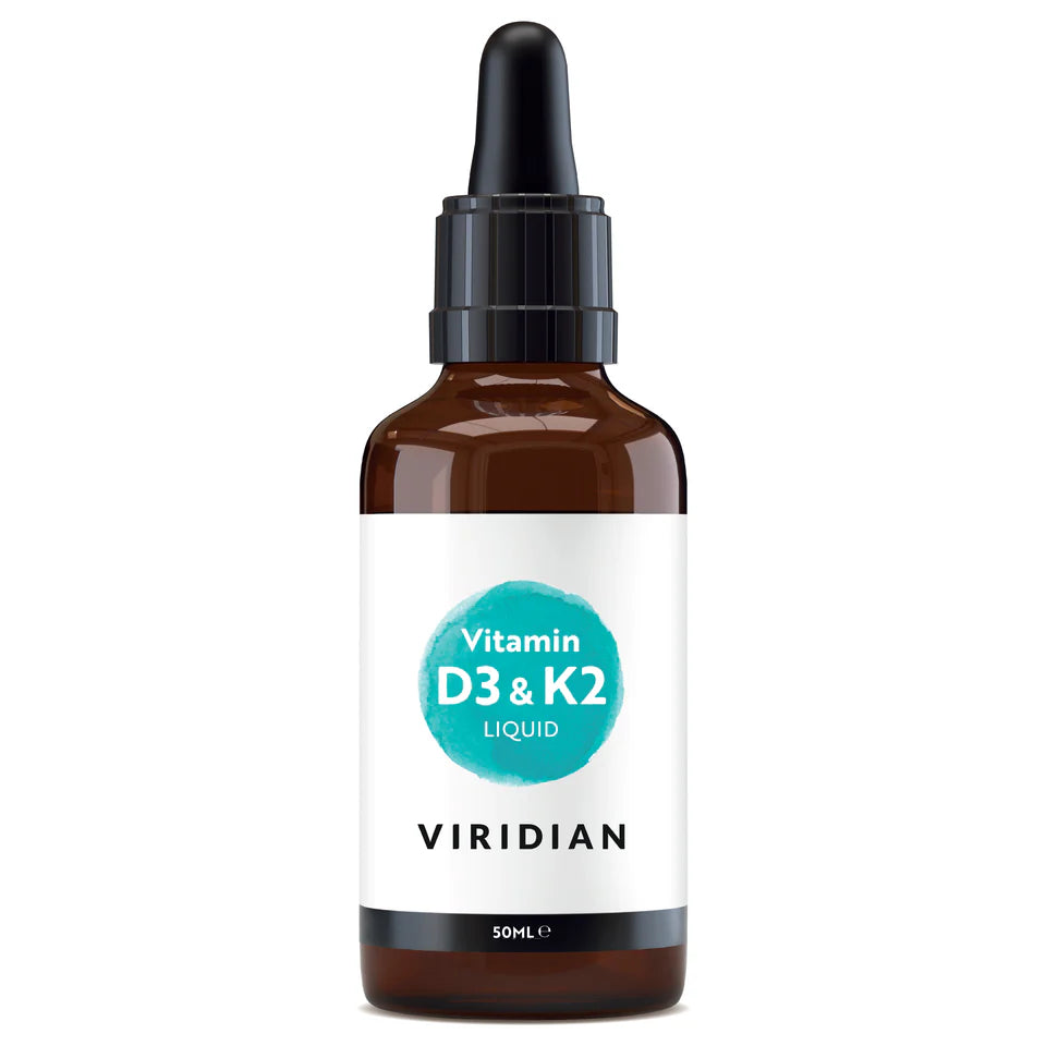 Viridian Nutrition Vitamin D3+K2 Liquid